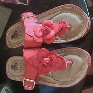 CG sandals size 10  red color